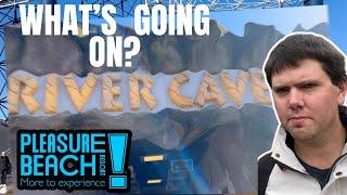 WHAT IS GOING ON WITH RIVER CAVES? | Blackpool pleasure Beach | INCLUDES ON-RIDE POV