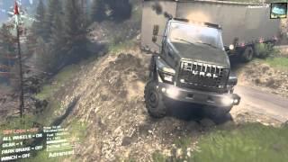 SpinTires 2015 URAL Next  Semi trailer