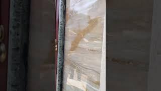 Lucidatura pareti verticali marmo ai diamanti sistema Floor Expert restauri