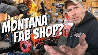 Parts Fabrication out in the Montana Garage