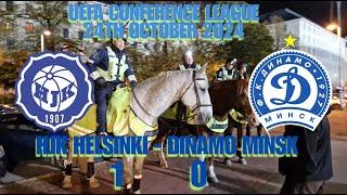 HJK Helsinki - Dinamo Minsk. 24th October 2024. Conference League