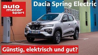 Dacia Spring ELECTRIC (2021): Der Discount-Stromer - Vorfahrt (Review) | auto motor und sport