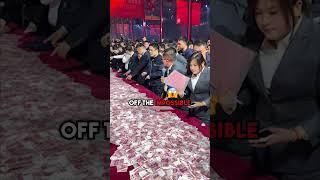 Chinese Company Shocks Employees Money Counting Game Challenge!