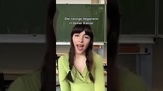 Die nervige Veganerin in deiner Klasse @wayamayafey TikTok | @wayamayafay IG | #shorts vegan lustig