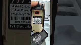 TYT TC-8000 VHF/UHF Walkie Talkie|TYT TC 8000 10W Two Way Radio| Outdoor Ham Radio|Portable Radio