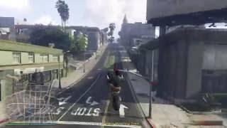 GTA 5 Online - motorcycle gets too much air ;)