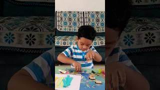 Dhruv happy with his crafts #shorts