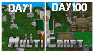 Surviving 100 days in MultiCraft (No deaths)