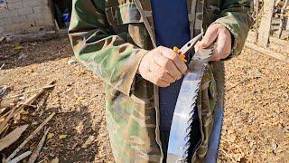 Making a Katana Sword (Using Large Saw Strips)