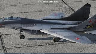 DCS MIG29 Sharp turn Landing  PFM