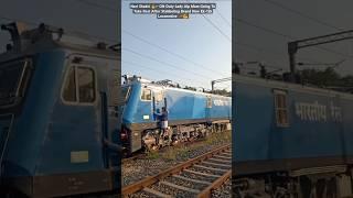 NARI SHAKTI:- ON DUTY LADY ASSISTANT LOCO PILOT OF BRAND NEW EF-12K  #shorts #railway #railway #alp