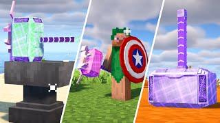 I Found The Best Mjölnir & Captain America's Shield In Minecraft！