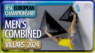 IFSC European Championships | Combined Boulder Lead Finals | Men's | Villars | 2024