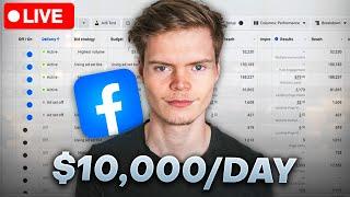 Scaling To $10,000/day With Facebook Ads LIVE (Dropshipping)