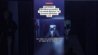 ELON MUSK presenta a los ROBOTS OPTIMUS en el evento WE ROBOT #shorts #lr