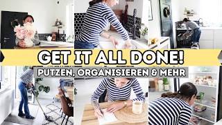 Get It All Done  Putzen, Organisieren, Planen und Mehr  Ein PRODUKTIVER Nachmittag