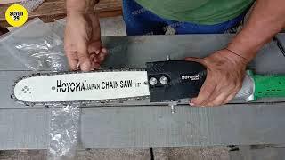 Hoyoma Japan 11.5" Chainsaw Attachment Proper & Safe Installation