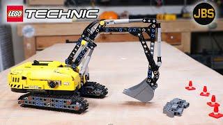 It Scoops! LEGO Technic Heavy Duty Excavator Review and Speed Build!