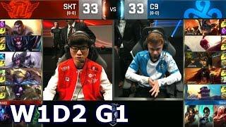 SKT vs C9 - Week 1 Day 2 | Group B LoL S6 World Championship 2016 W1D2 | SK telecom T1 vs Cloud 9