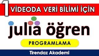 1 VİDEODA JULIA PROGRAMLAMA DİLİ DERSLERİ