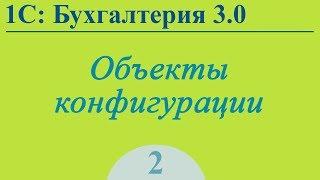 Урок 2. Объекты конфигурации 1С:Бухгалтерия 3.0