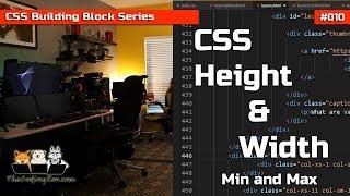 CSS Height CSS Width : CSS Min and max