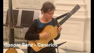 Gaspar Sanz - Canarios | Baroque guitar | Maria Wilgos (Live)