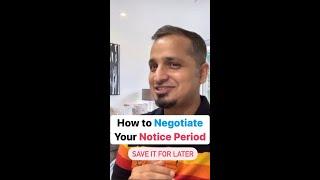 How to negotiate your notice period? #Shorts #short #careeradvice #subscribe #negotiations