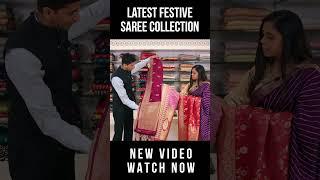 Festive Wear New Sarees | Trendy Sarees Collection #sareefashion