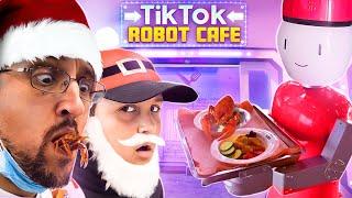 TIK TOK Robot Restaurant + Christmas Day Broke! Worst Holiday EVER! (FV Family Vlog)