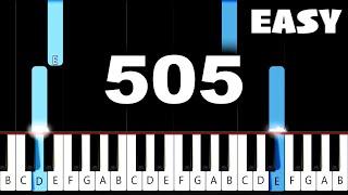 Arctic Monkeys - 505 - EASY Piano Tutorial