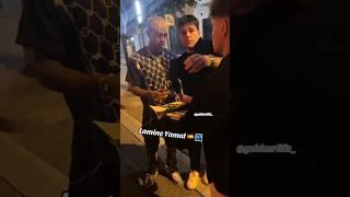 Lamine Yamal por las calles de Barcelona