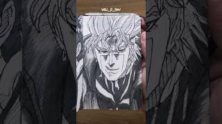 [ASMR] Drawing Dio  - JoJo’s Bizarre Adventure #satisfying #shorts #asmr