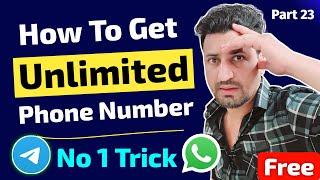 How to get Free Phone Number for verification | Free us number for whatsapp