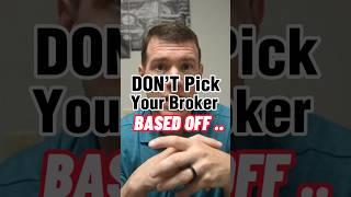 DON’T pick your broker based off COMMISSION SPLIT #realestate #realestatetips #business #shorts