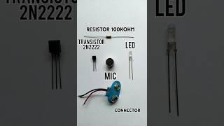 Music Reactive LED using 2N2222 transistor.