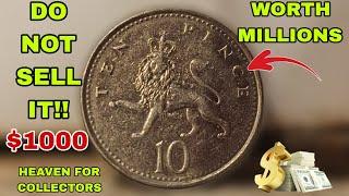 UK Top 2 Ultra Rare Ten Pence Coins Most Valuable coins! Coins worth money