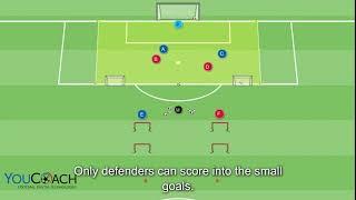 Soccer dribbling drill - Soccer conditioning drill The Star - YouCoach soccer drill drawing software