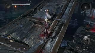 Nioh - The Ocean Roars Again: 2nd Shrine & Kodama Location (Use Roof) Unlock Door Shortcut Gameplay