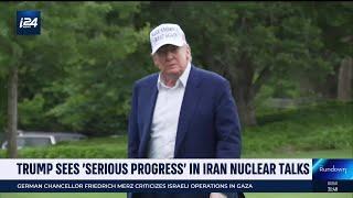 Despite Iran suspected of dragging out talks, Trump sees progress