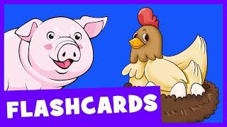 Farm Animals | Talking Flashcards