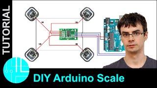 Arduino Scale with HX711 and 50kg Bathroom Scale Load Cells | Step by Step Guide.