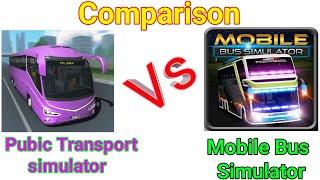 Public Transport simulator  Vs Mobile Bus Simulator Comparison | by u talks