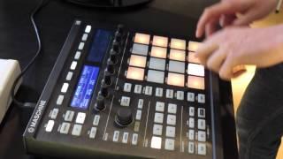 Performing a beat on MASCHINE MK2