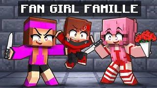 Adopté par une famille de FAN GIRL sur Minecraft !