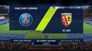 FC24. PSG vs DC LENS. Career as a Mbappe player.