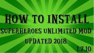 HOW TO INSTALL (Superheroes Unlimited Mod)