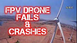 FPV Drone Crash and Fails | Краши и падения квадрокоптеров #1