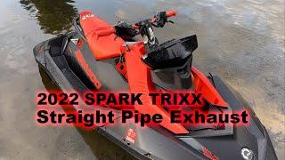 LOUD SPARK TRIXX EXHAUST - WJP STRAIGHT PIPE TRIXX