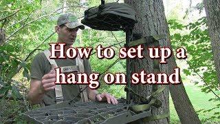 How to Set up a Hang On Tree Stand